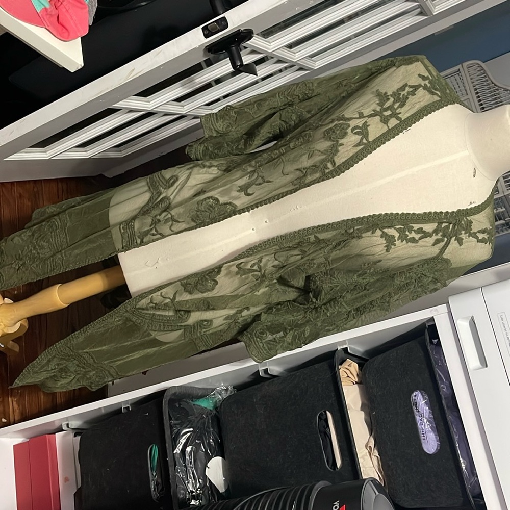 Green Cardigan